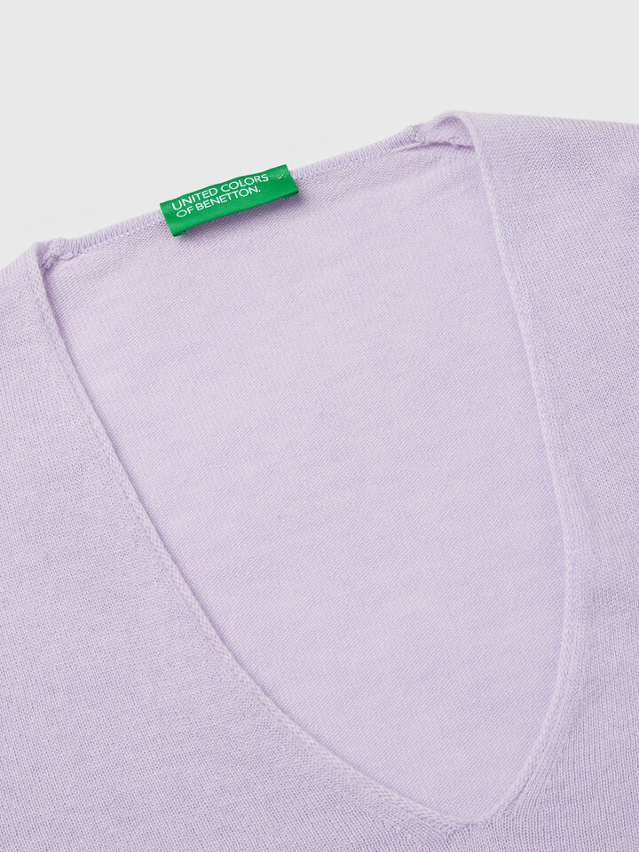 V NECK SWEATER L/S Women image number 7